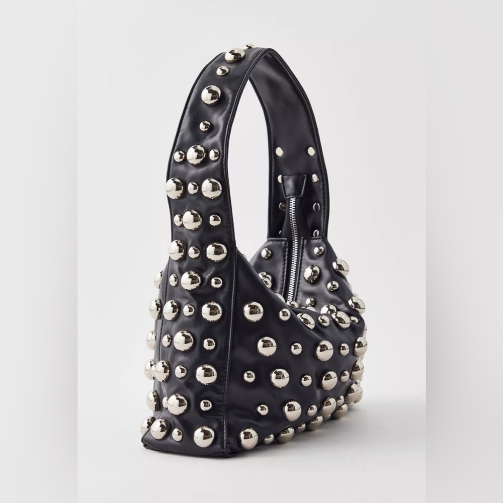 Via Moda Studded Women's Bag- BRAND NEW SEALED IN MANUFACTURING PKG - Picture 3 of 3